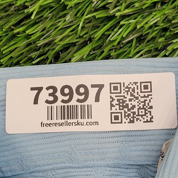 Vintage 70s Disco Button Shirt Medium 19x25 Polyester Blue - Picture 6 of 14